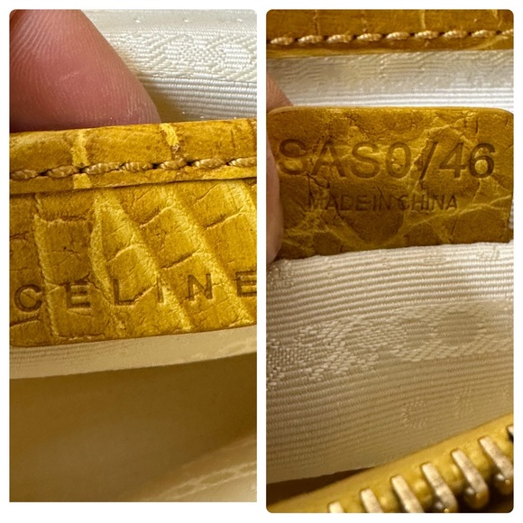 CELINE HANDBAG BEIGE CANVAS 🌟 AUTHENTIC 🌟 - Picture 10 of 13